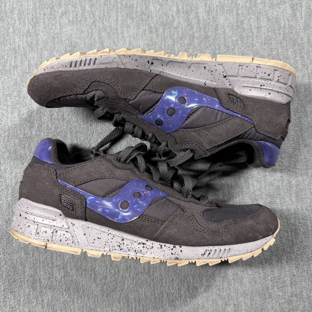 Saucony Shadow 5000 Mens 9 Gray Purple Iridescent Speckled Sneakers S70545-2